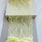 Kitcheniva 6.5" Wide Stretch Bright Yellow Floral Guipure Lace